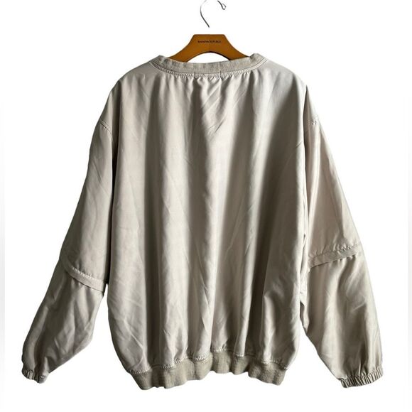 Devon and Jones Sport Men’s Beige V-neck Pullover Size Medium 2 0391 - Picture 7 of 8